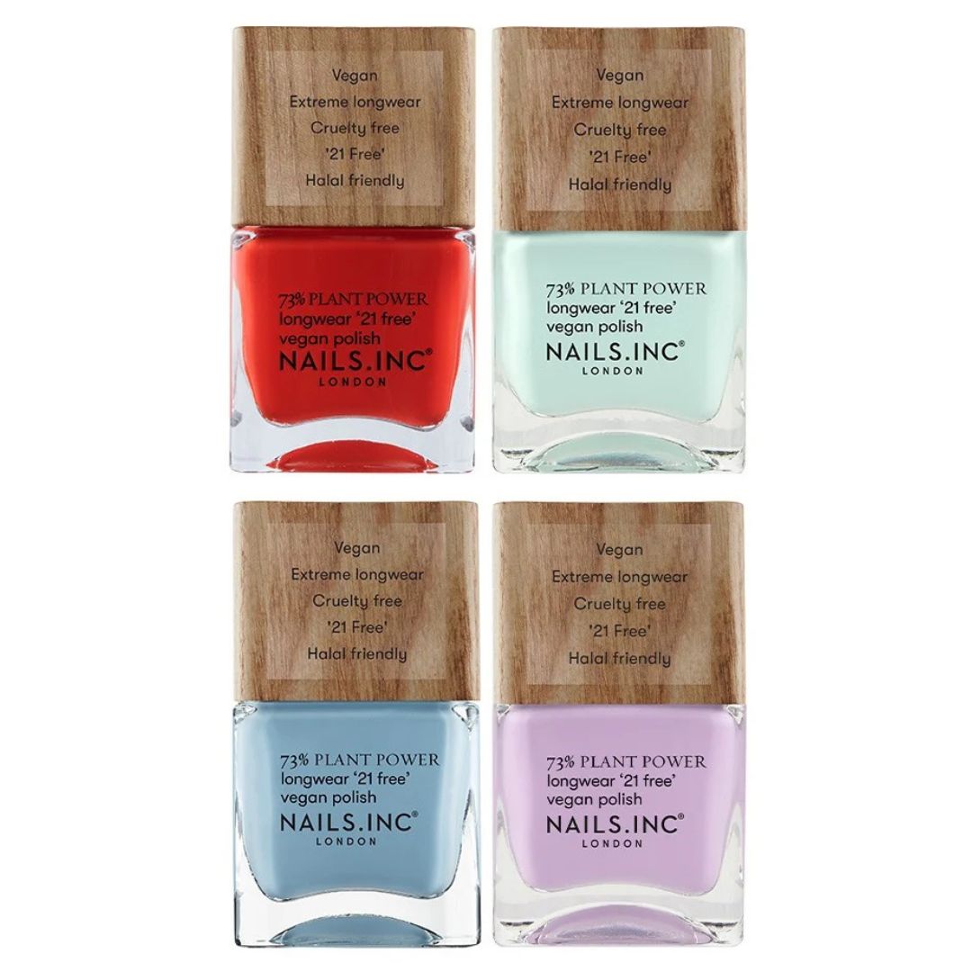 Nails Inc Loud and Proud 4-Piece Plant Power Set