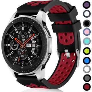 Lerobo 22mm Soft Silicone Breathable Watch Strap