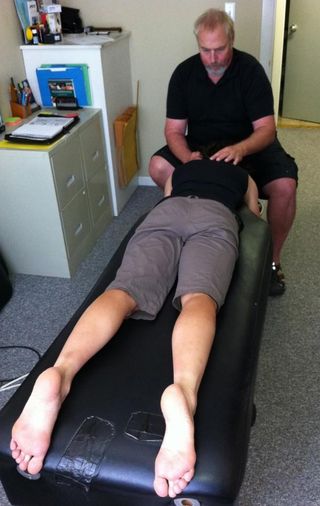 Dr Curtis Langer practices chiropractic in Boston and on Marthas's Vineyard.