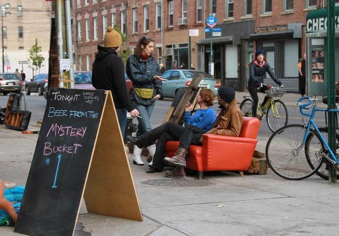 The Red Hook residents take to the streets after hurricane Sandy
