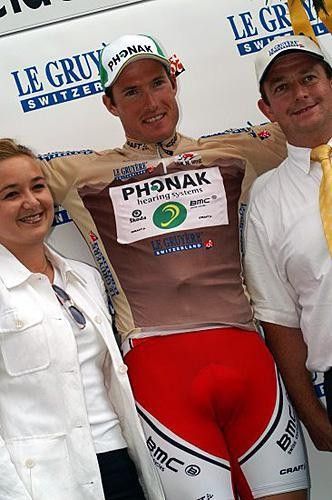 Gregory Rast (Phonak) in the mountains jersey after stage 2