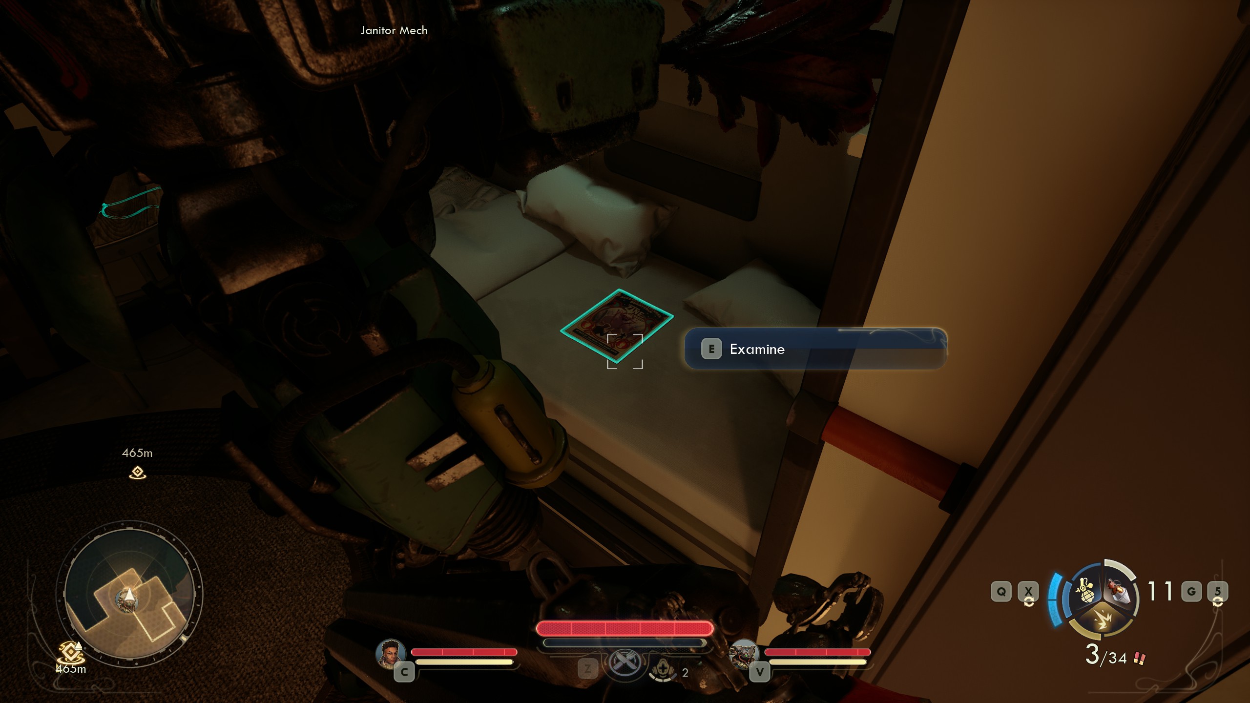 Outer Worlds 2 mag location on bed