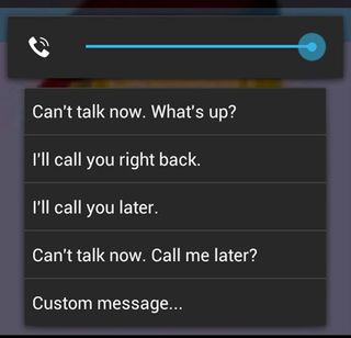 Respond to Calls with Texts on ICS