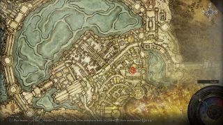 Elden Ring Dung Eater quest - map of Leyndell