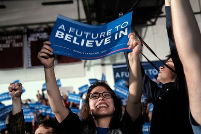 Young Democrats love Bernie Sanders