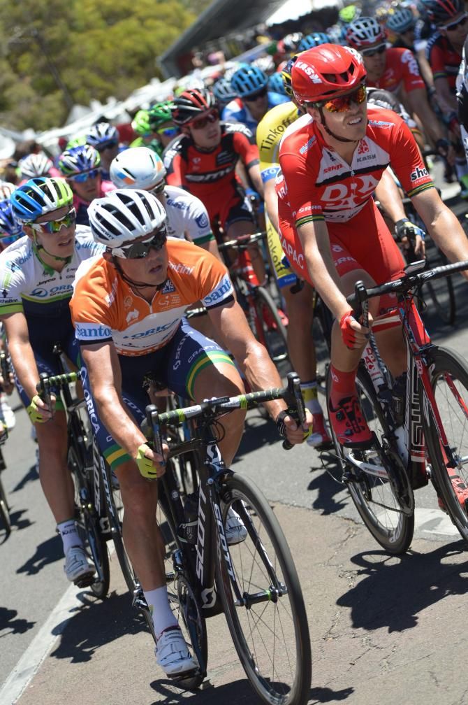 There was no challenge to the lead of Simon Gerrans today