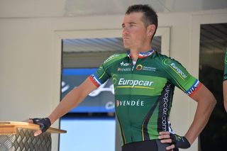Thomas Voeckler (Europcar) is relaxed at the team presentation