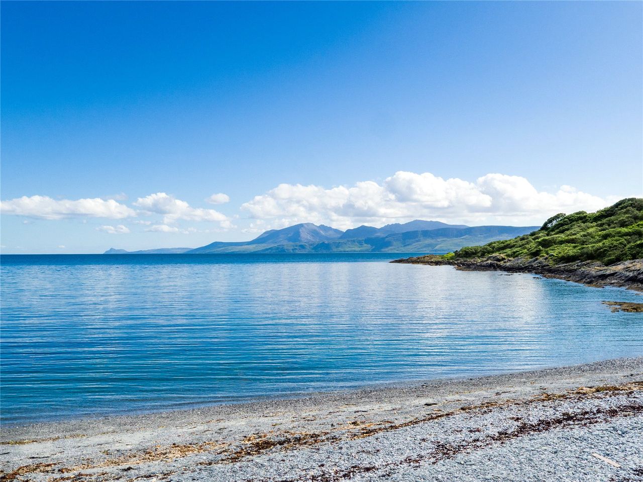 The island of Inchmarnock in the Forth of Clyde