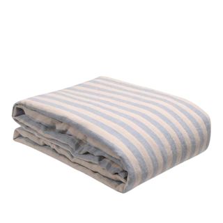 Piglet in bed striped linen duvet cover 