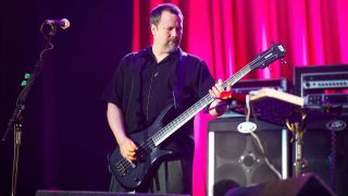 Billy Gould of Faith No More performs on stage on day 1 of Download Festival at Donington Park on June 12, 2009 in Donington, England.