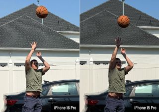 Shooting subjects in motion using iPhone 16 Pro