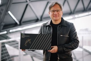 3090s signed by Jensen Huang