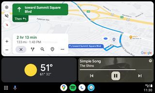 Google Maps for Android Auto design tweak