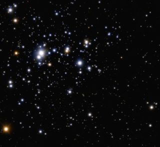 Distant Young Star Cluster Seen in Ultra-Sharp View