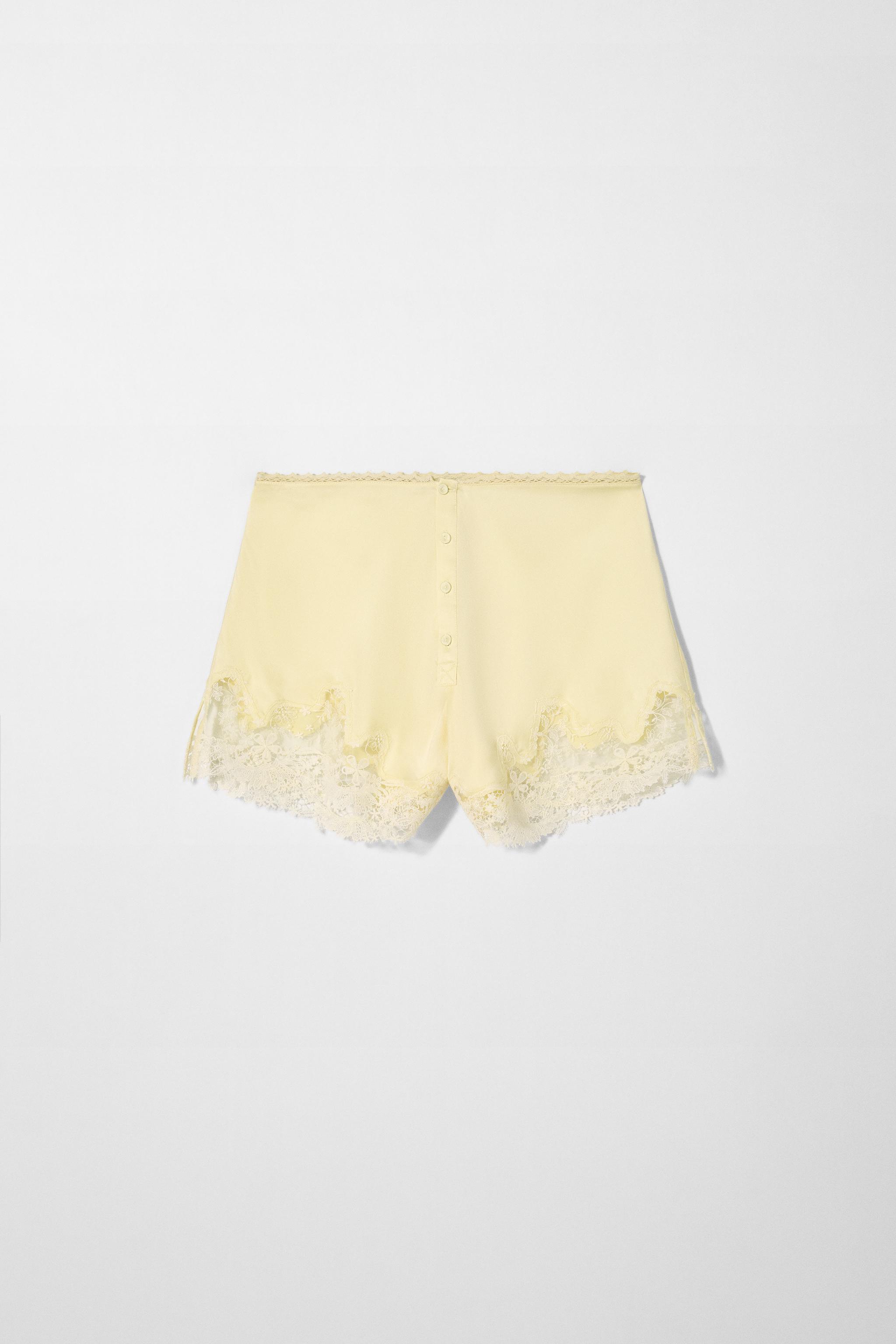 Kate Moss X Zara Silk Lingerie Shorts