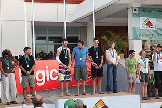 Mixed team podium: Tour de Timor