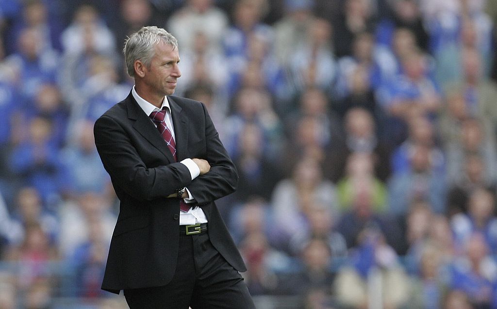 Alan Pardew in the final months of his West Ham reign
