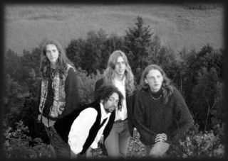 Opeth in 1993, L-R: Peter Lindgren, Anders Nordin, Mikael Akerfeldt, Stefan Guteklint