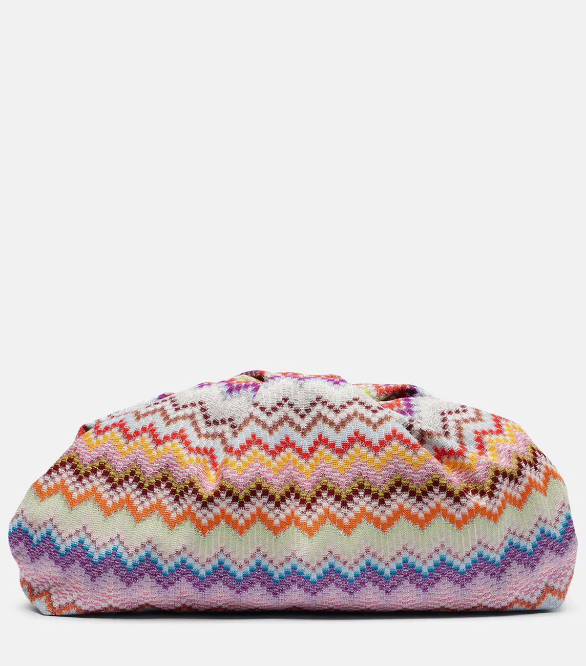 Zigzag Large jacquard clutch