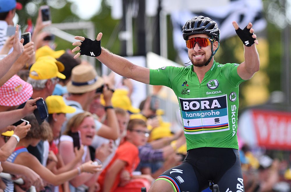 Peter Sagan (Bora-Hansgrohe) wins stage 5 at the Tour de France