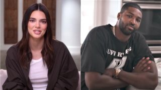 Kendall Jenner on The Kardashians and Tristan Thompson on Keeping Up With the Kardashians.