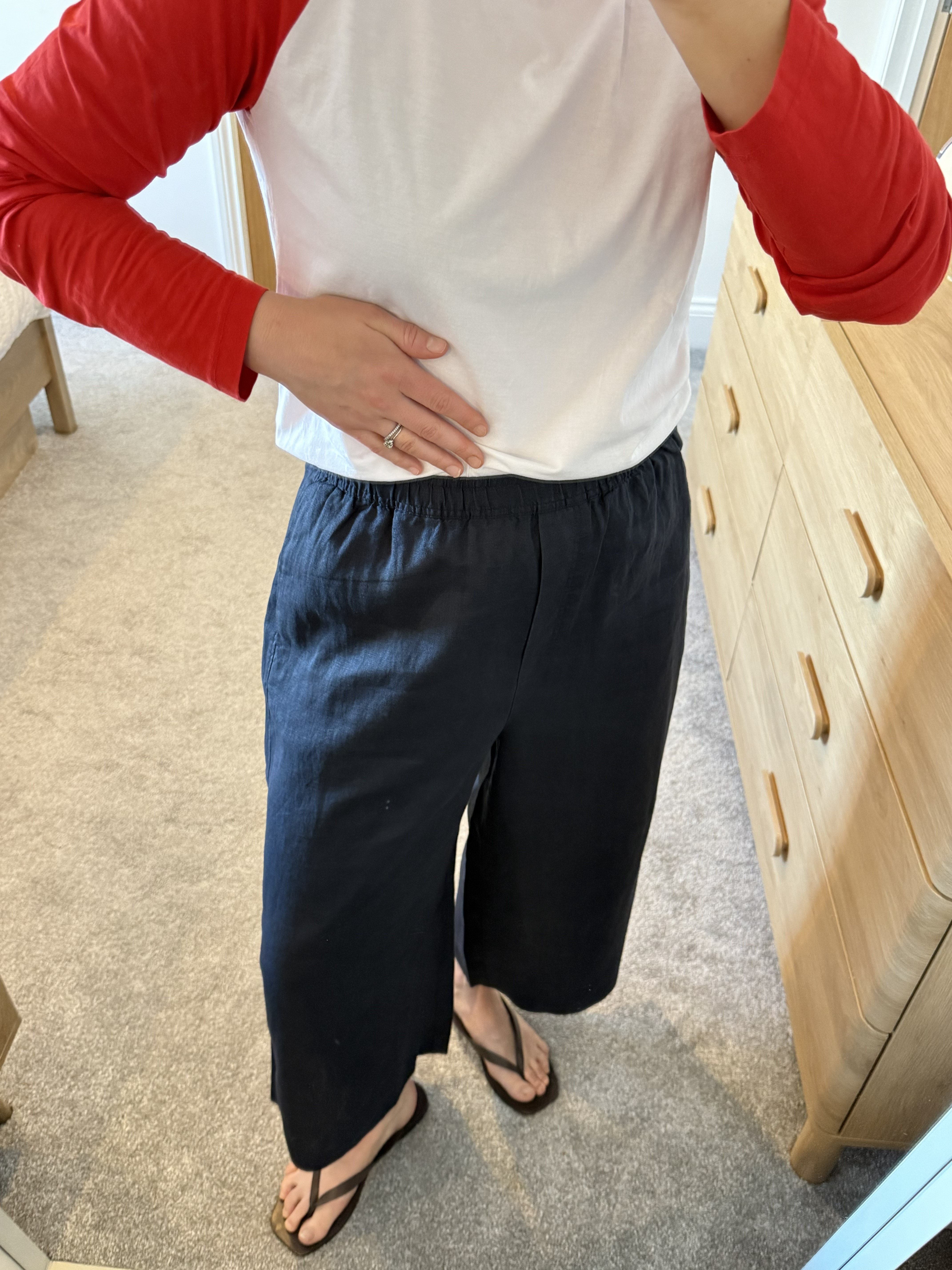 Cos linen trousers