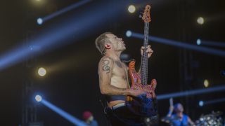 Red Hot Chili Peppers play a concert on May 11, 2013 at Memorial Coliseum in Portland, Oregon