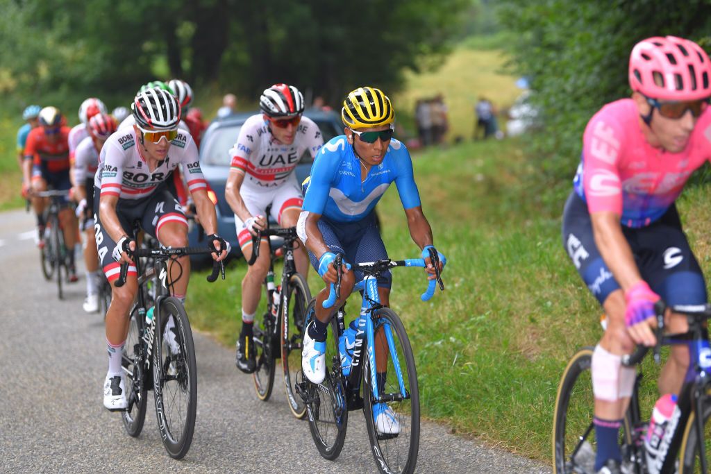 Nairo Quintana infiltrated the day's break