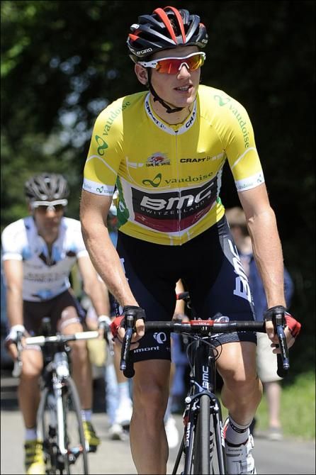 Race leader Mathias Frank (BMC)