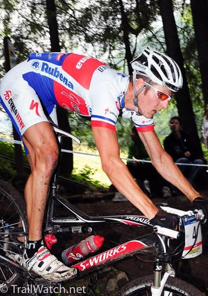 Jusoslav Kulhavy (Rubena-Birell) rode a fabulous race to stay in touch with the leaders.