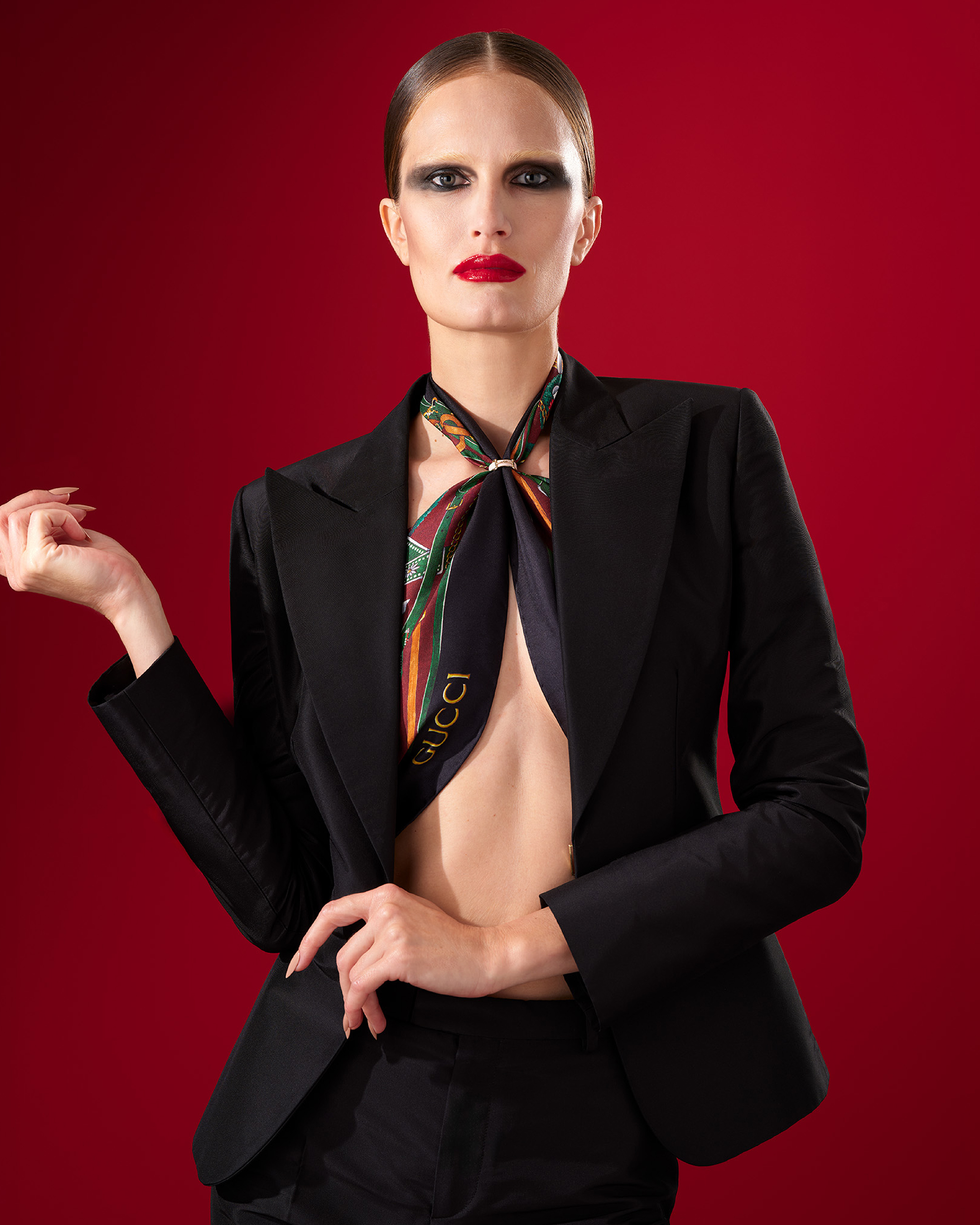 Gucci Art of Silk silk scarf campaign