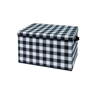 Black and white checkered Huntington Home Storage Cubes