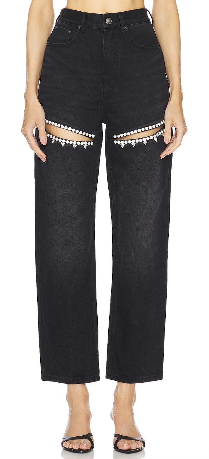Area, Crystal Slit Jeans