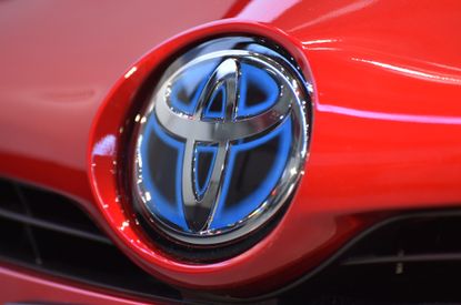 The Toyota logo 