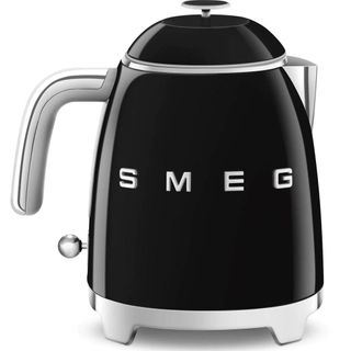 Black Smeg mini kettle appliance