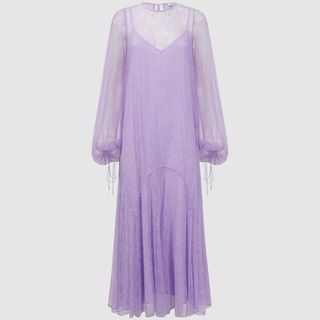 Reiss lilac lace dress