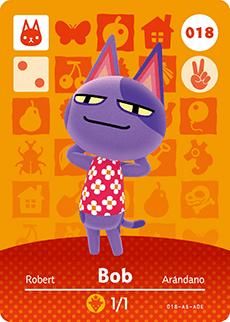 Animal Crossing Amiibo Cards Bob