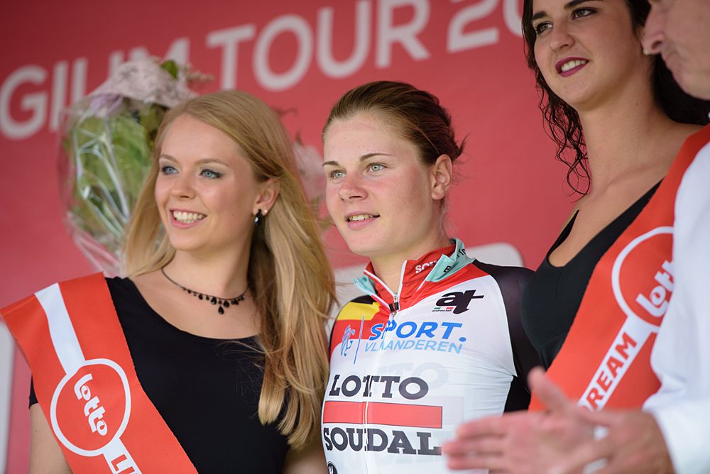 Lotte Kopecky (Lotto Soudal) is the best placed Belgian in the race after the 108 km Stage 2 of the Lotto Belgium Tour 2016