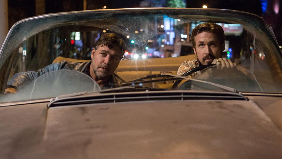 Russell Crowe and Ryan Gosling in The Nice Guys