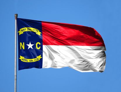 North Carolina flag.