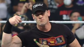 John Cena on WWE Monday Night Raw in 2022