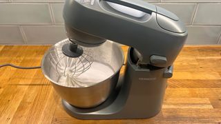 Image of meringue mix in Kenwood Go Stand Mixer