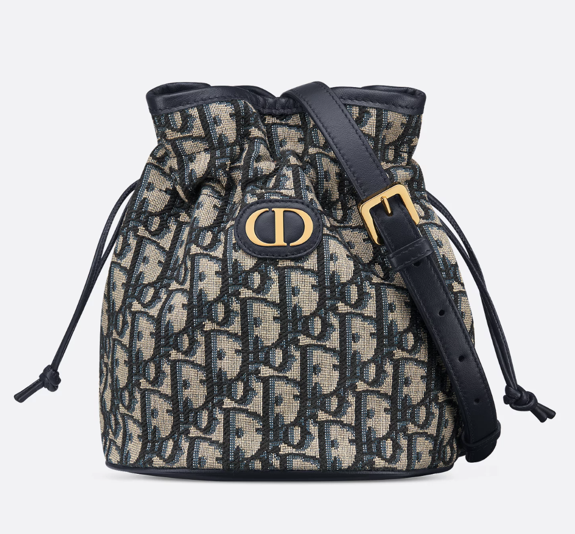 Dior, 30 Montaigne Mini Bucket Bag With Drawstring