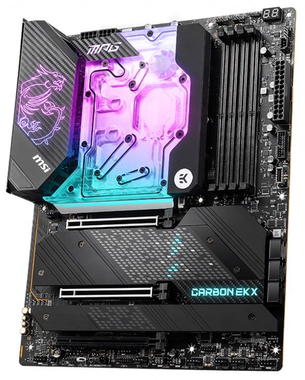 MSI MPG Z690 Carbon EK X Motherboard Review: EK Block Included