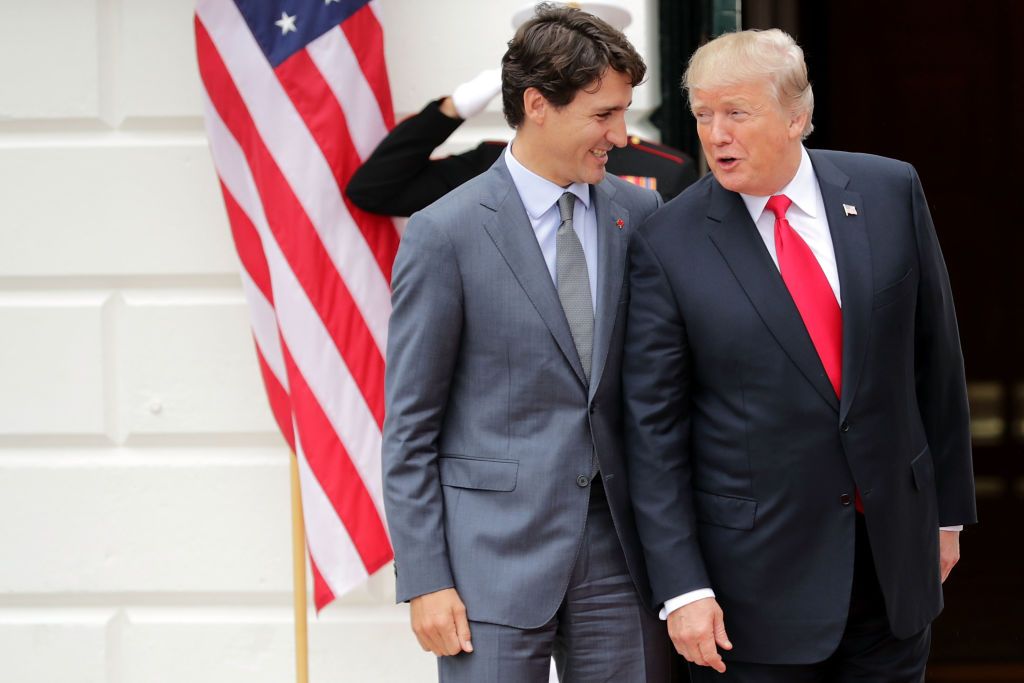 Trump and Trudeau. 