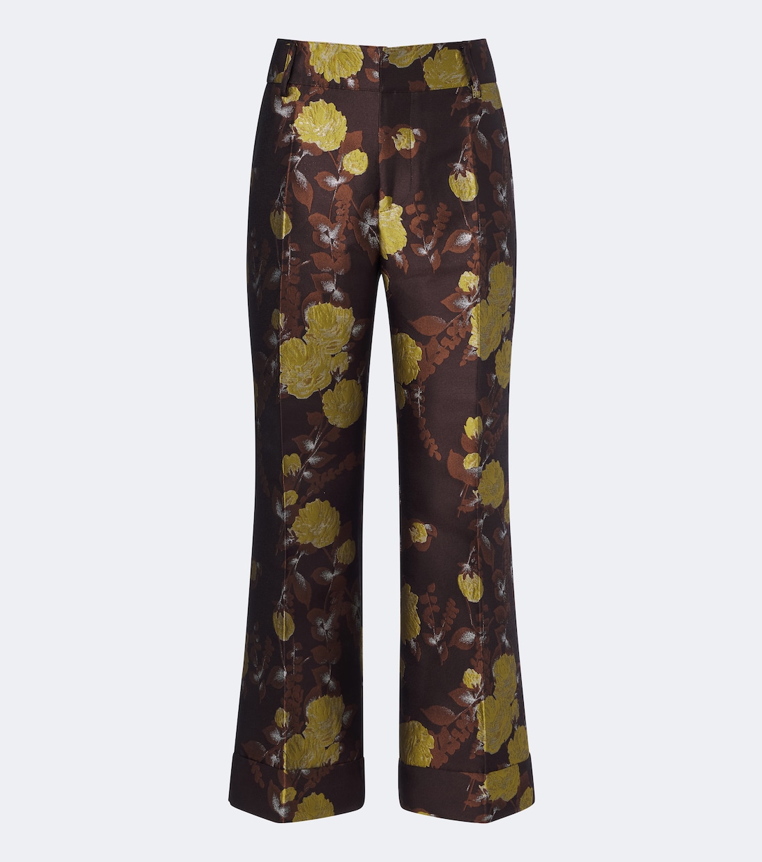 Hendrix Floral Jacquard Straight Pants