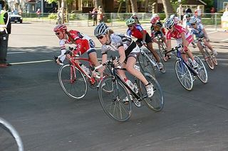 Women's peloton at the Tour de PEI last summer