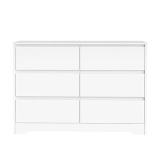 A set of white drawers