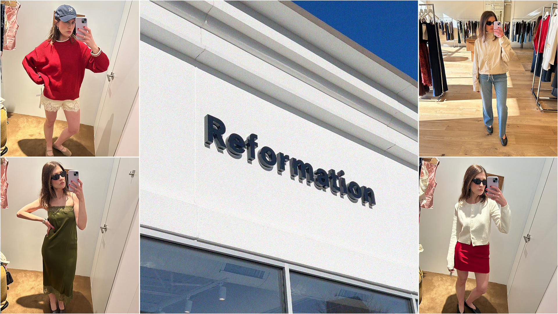 Reformation spring 2026 try-on