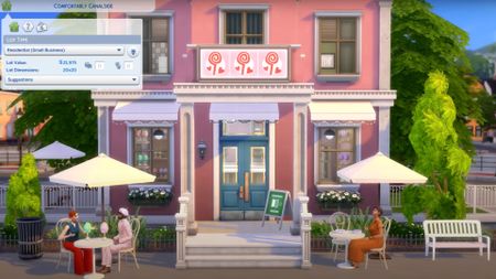 A shop in The Sims 4 Businesses and Hobbies